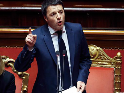 Ο Ρέντσι στην ευρωπαϊκή σκηνή